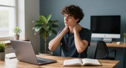 Three Of The Best Exercises For Tech Neck—and You Can Do Them All At Your Desk